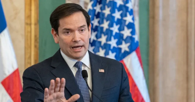 US Secretary of State Marco Rubio