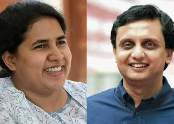 Veena Vijayan and Mohammed Riaz