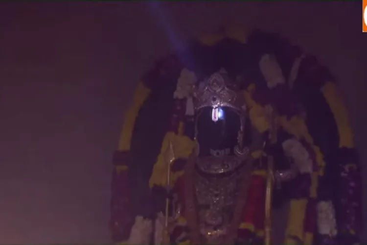Surya tilak at Ram Mandir in Ayodhya on the occasion of Ram Navami