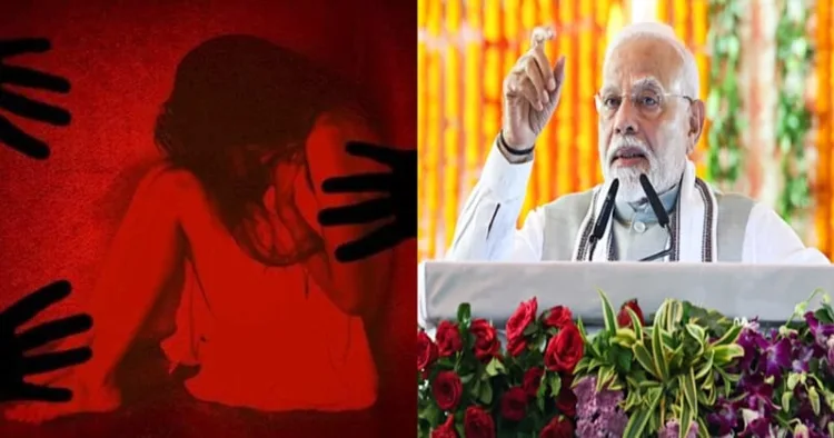 Prime Minister Narendra Modi (Right)