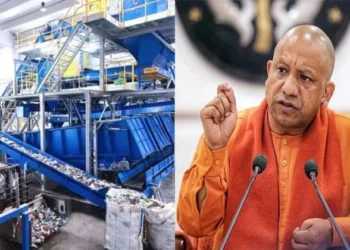 Uttar Pradesh CM Yogi Adityanath (Right)