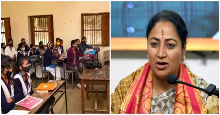 Delhi Chief Minister Rekha Gupta (Right)