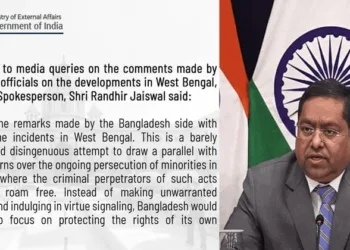 Ministry of External Affairs spokesperson Randhir Jaiswal