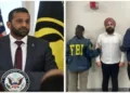 Federal Bureau of Investigation Director Kash Patel (Left) and Terrorist Harpreet Singh (Right)