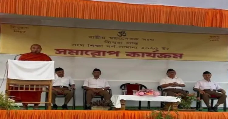 Buddhist leader Dr Dhamma Piya attends RSS valedictory programme
