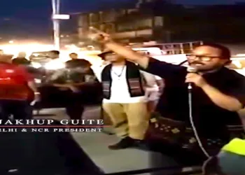 Paojakhup Guite, the President of the Kuki Students' Organisation