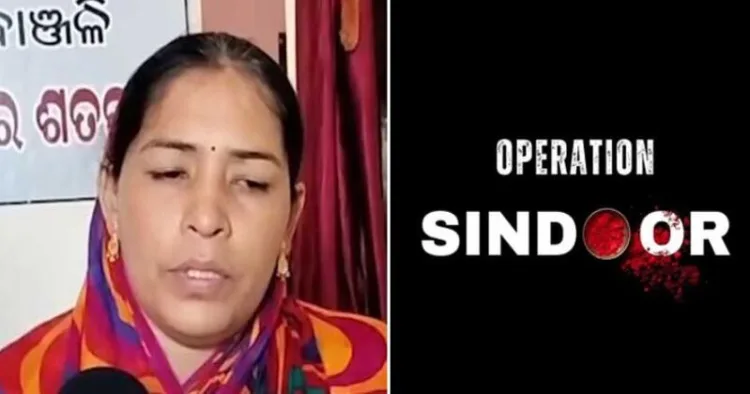 Priyadarshini Acharya, the widow of Prashant Satpathy, one of the 26 victims of the deadly Pahalgam terror attack