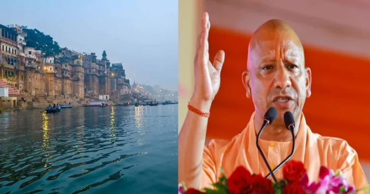 Uttar Pradesh Chief Minister Yogi Adityanath (Right)