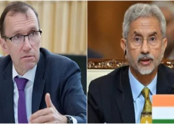 Espen Barth Eide, the Foreign Minister of Norway (Left) and External Affairs Minister S Jaishankar (Right)