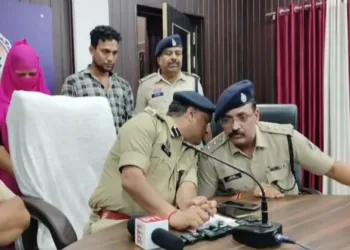 Arrested Bangladeshi couple in custody of police, Image courtesy X