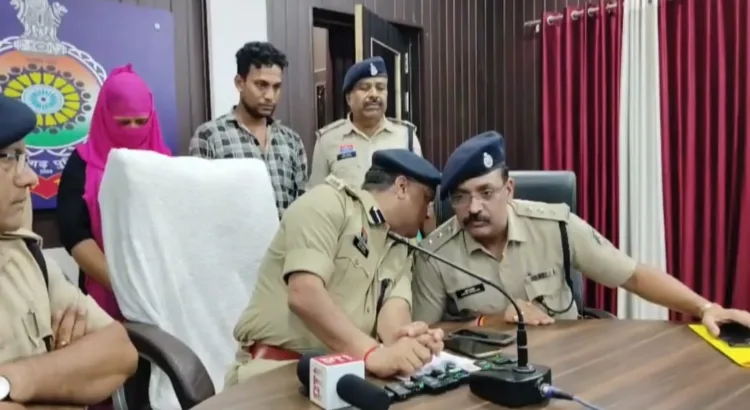 Arrested Bangladeshi couple in custody of police, Image courtesy X