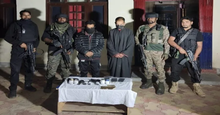 Two terrorist associates nabbed in Shopian joint operation