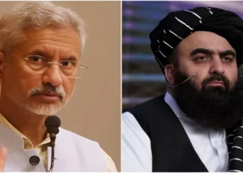 External Affairs Minister S Jaishankar (Left) and Afghan Foreign Minister Mawlawi Amir Khan Muttaqi (Right)