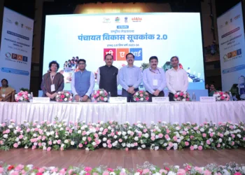 Shri Vivek Bharadwaj, Secretary, Ministry of Panchayati Raj, addressed the gathering at the National Writeshop on PAI 2.0 in New Delhi