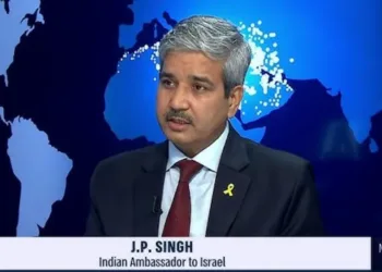 Indian Ambassador to Israel JP Singh. (Image: Video Screegrab i24 News)
