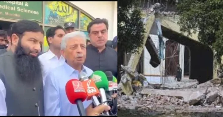 Federal Minister Rana Tanveer Hussain promises to rebuilt LeT terror camps in Mu