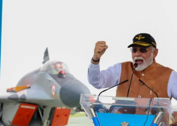 PM Narendra Modi at Adampur Air Force Station