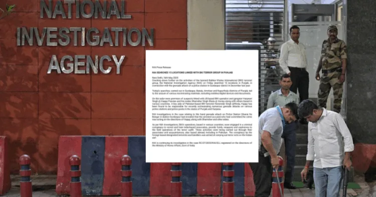 NIA crackdown on Babbar Khalsa, undertakes search at 15 locations