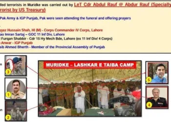 India reveals names of top Pakistan Army officials who attended funeral of LeT terrorist Abdul Rauf