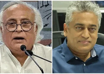 Journalist Rajdeep Sardesai and Congress' Jairam Ramesh