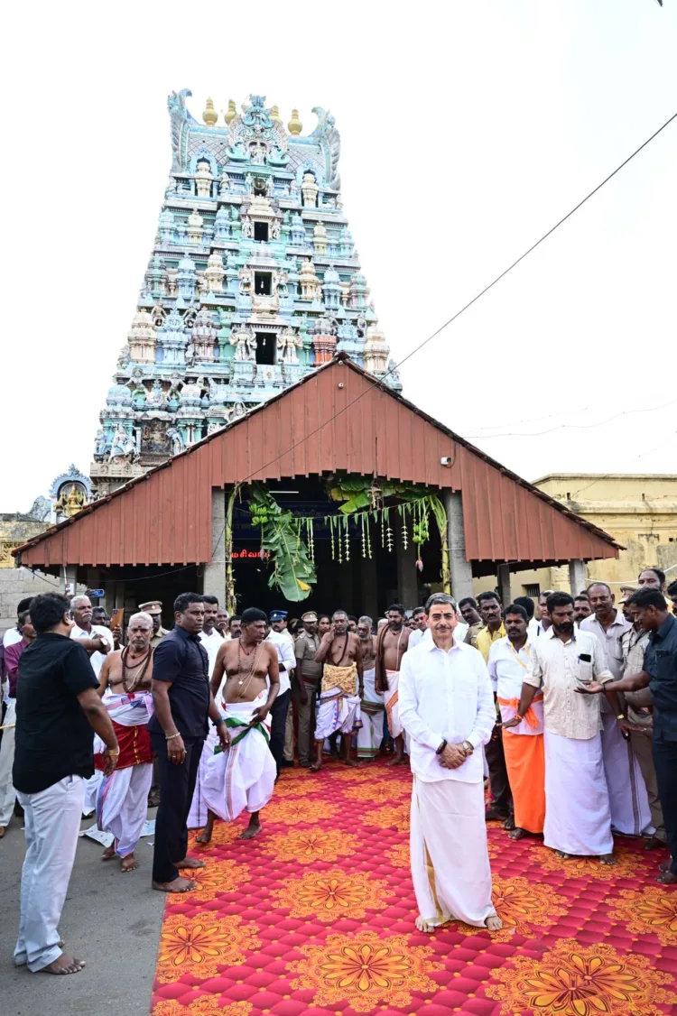 R.N. Ravi, Governor – Tamil Nadu
at Kandadevi Temple Chariot Festival