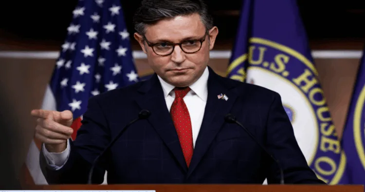 US House of Representatives Speaker Mike Johnson