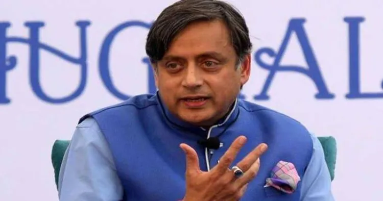 Congress leader Shahshi Tharoor