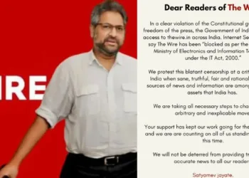 Indian Govt blocks The Wire