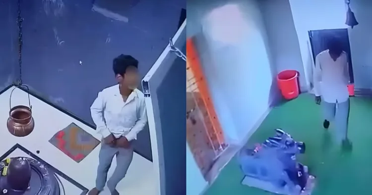Visuals from CCTV footage (via X/ Kashmiri Hindu)