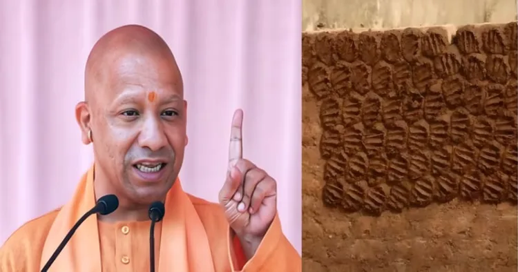 Uttar Pradesh Chief Minister Yogi Adityanath (Left)