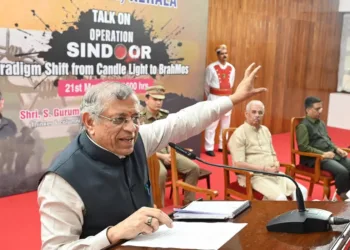 S. Gurumurthy, Chairman of the Vivekananda International Foundation, at the Kerala Raj Bhavan
