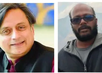 (Left) Congress leader Shashi Tharoor (Right) Jamaat journalist Dawood