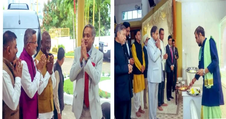 All Party-delegation led by Shashi Tharoor visits Indian cultural centre in Panama