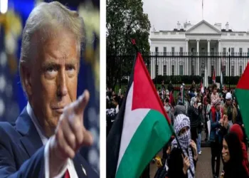 US President Donald Trump (Left)