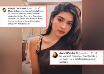 Kolkata Police arrested Sharmistha Panoli, a Pune law student, in Delhi over a now-deleted video containing alleged derogatory remarks about Islam and Prophet Muhammad