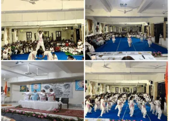 Sevikas at the Rashtra Sevika Samiti , Delhi Prant Shiksha Varg – Pravesh