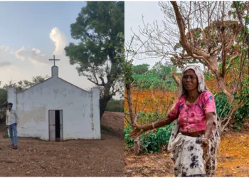 A Church built on tribal land in Jhabus, Madhya Pardesh (Photo: Organiser)