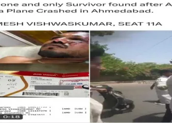 One survivor of the Air India Plane Crash