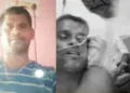 Santosh Parida, who was brutally beaten by a mob of Islamists