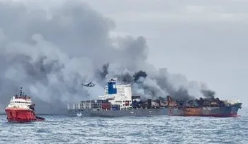 MV WanHai 503 Rescue Operations by Indian Coast Guard