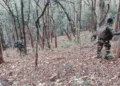 Security Forces in the Jungle during anti-Maoist operations