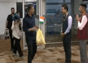 Evacuated Indians arrive at Delhi airport after being evacuated from conflict ridden Iran