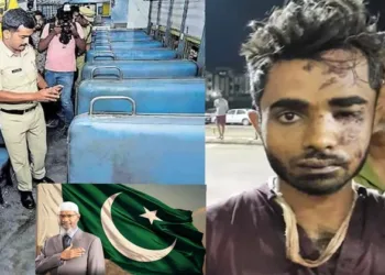 Shahrukh Saifi, the accused in the 2023 Elathur train fire case (Right)