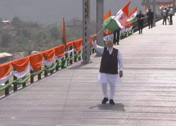 Prime Minister Narendra Modi inaugurated the world's highest railway arch bridge - 'Chenab Railway Bridge'