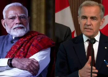 Prime Minister Narendra Modi (Left) and Canadian Prime Minister Mark Carney (Right)