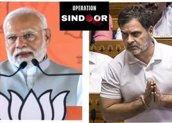 Prime Minister Narendra Modi (Left) and Congress leader Rahul Gandhi (Right)