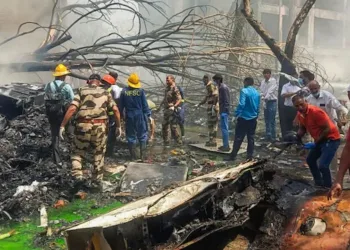 Rescue operation underway after an Air India plane crashed near Ahmedabad airport