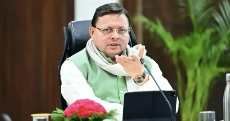 Uttarakhand Chief Minister Pushkar Singh Dhami