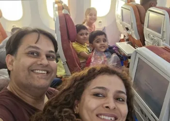 Smiling Selfie On Ill-Fated Plane