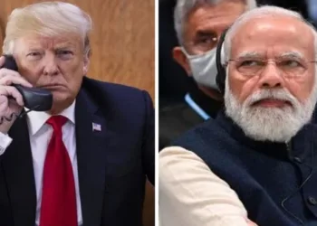 (Left) US President Donald Trump (Right) PM Narendra Modi